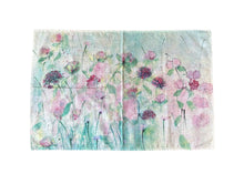 Load image into Gallery viewer, Watercolour Floral 100% Cotton Tea Towel