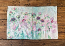 Load image into Gallery viewer, Watercolour Floral 100% Cotton Tea Towel