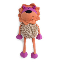 Load image into Gallery viewer, Petface Buddies Lionel Lion Plush Squeaky Shaggy Dog Toy