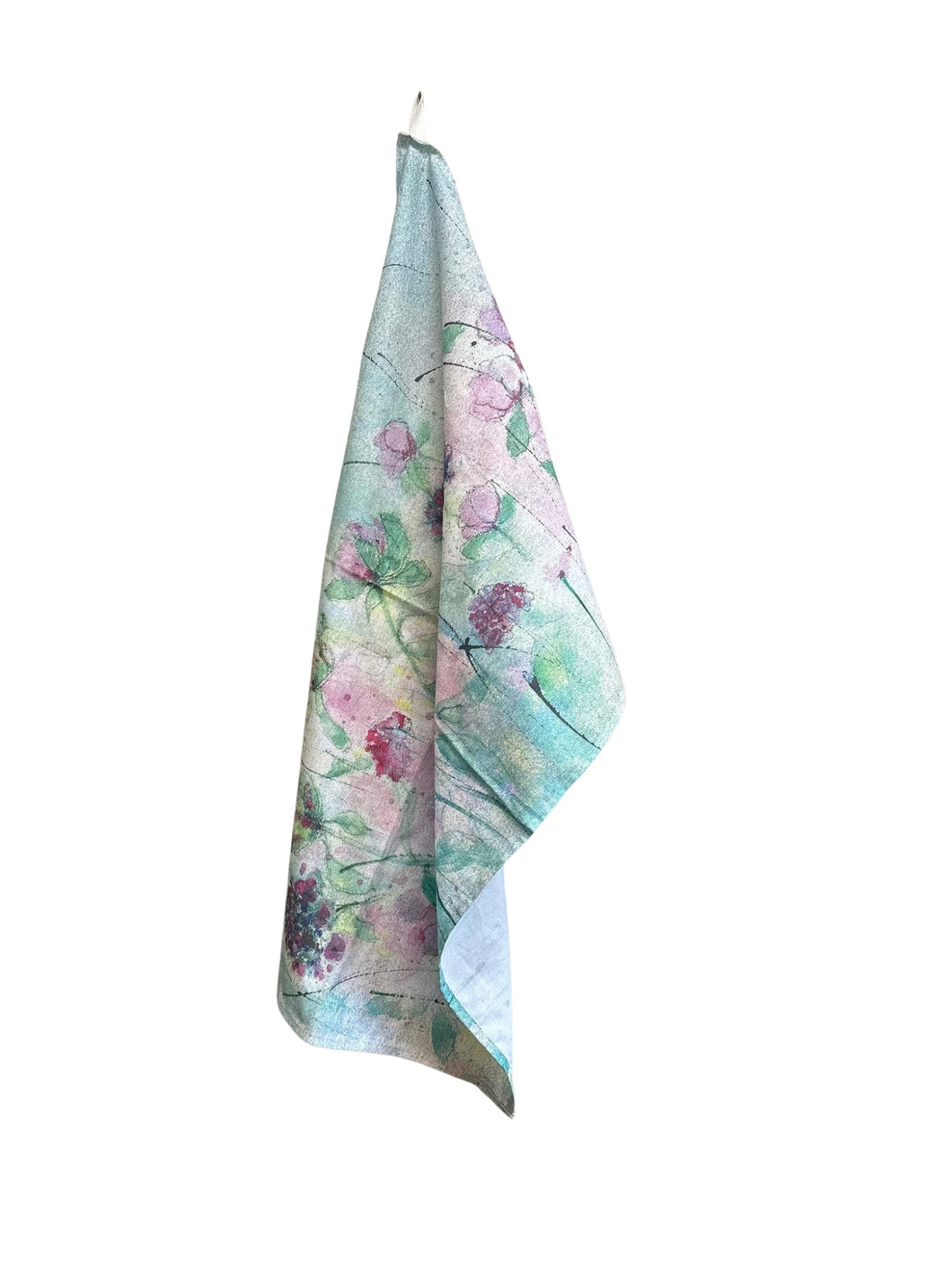 Watercolour Floral 100% Cotton Tea Towel