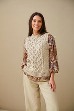 Load image into Gallery viewer, King Cole Double Knit Knitting Pattern Ladies Sweater &amp; Tank Top 6284