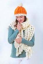 Load image into Gallery viewer, King Cole Knitting Pattern Ladies Sweater, Scarf &amp; Hat 6291