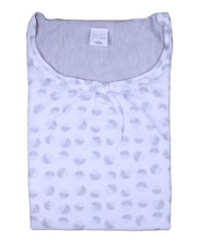 Load image into Gallery viewer, Ladies 100% Jersey Cotton Circular Pattern Nightdress (Blue or Grey)