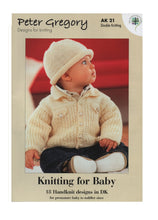 Load image into Gallery viewer, Peter Gregory Knitting Booklet AK21 Premature Babies toddler Outfits