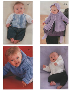 Peter Gregory Knitting Booklet AK21 Premature Babies toddler Outfits