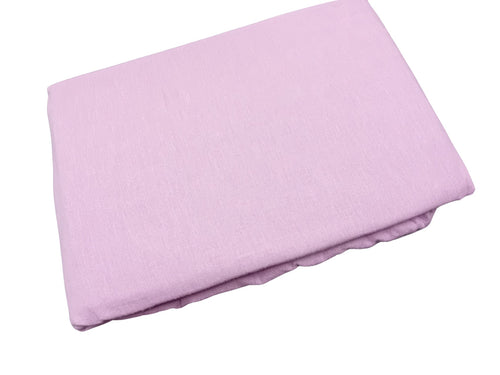 Flannelette Fitted Sheet Lilac (Double)