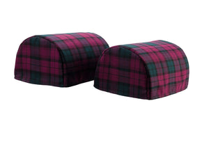 Tartan Pair of Arm Caps or Chair Back (5 Colours)