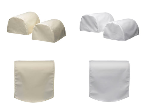 Polycotton Standard Arm Caps or Chair Backs (White or Cream)