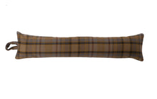 Load image into Gallery viewer, Brushed Check Fabric Draught Excluder (3 Colours)