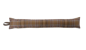 Brushed Check Fabric Draught Excluder (3 Colours)