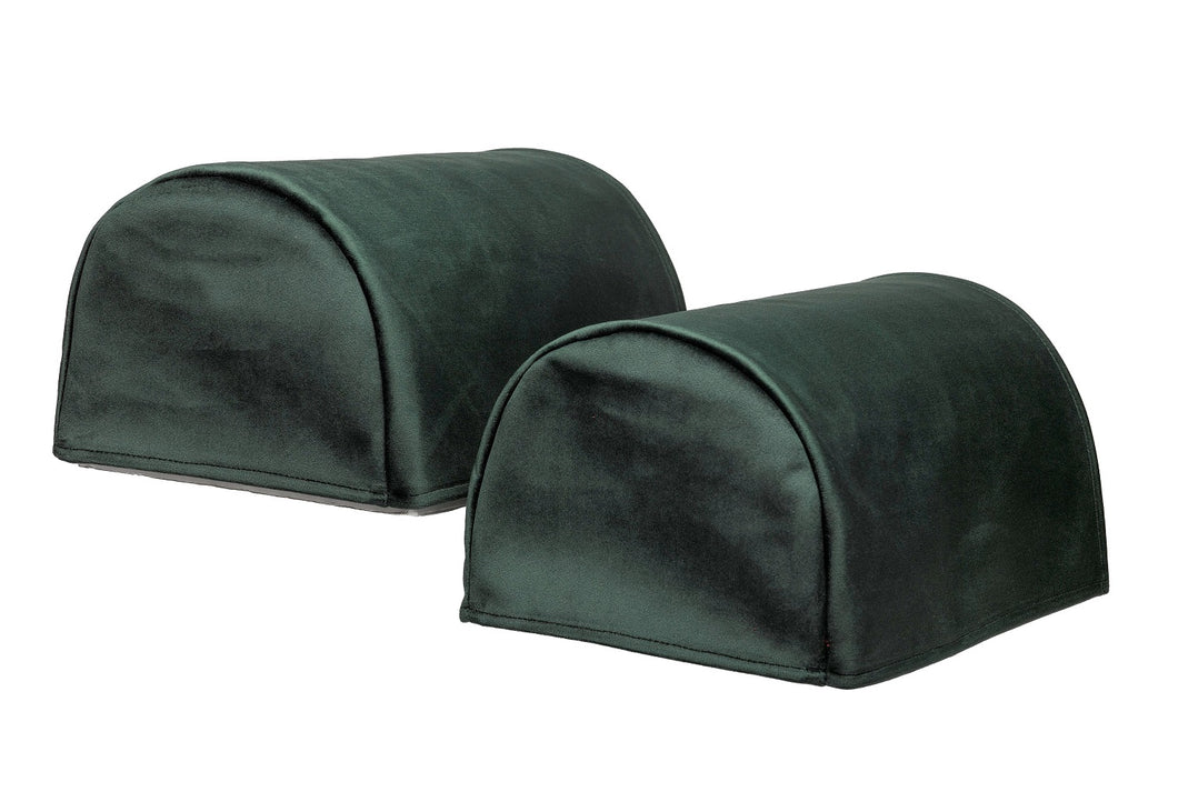 Velvet Arm Caps or Chair Backs (Green, Blue, Cranberry or Petrol)