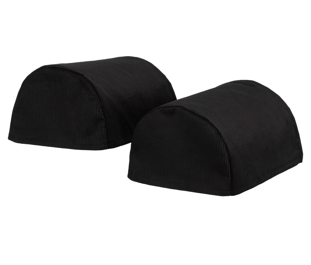 Corduroy Round Arm Caps or Chair Backs (3 Colours)