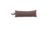 Load image into Gallery viewer, Draught Excluder Coral &amp; Grey Check (5 Sizes)