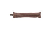 Load image into Gallery viewer, Draught Excluder Coral &amp; Grey Check (5 Sizes)