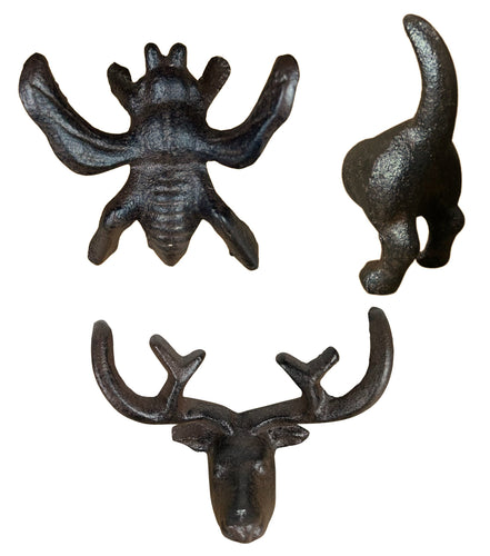 Cast Iron Novelty Door or Drawer Handles (3 Designs)