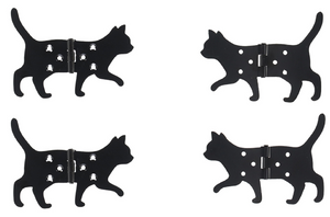 Black Cat Door Hinges (Left or Right)