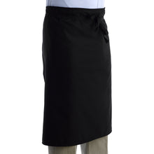 Load image into Gallery viewer, Black Polycotton Waist Apron (Pack of 1 or 5)