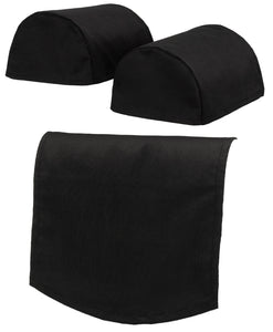 Corduroy Round Arm Caps & Chair Back Set (2 Colours)