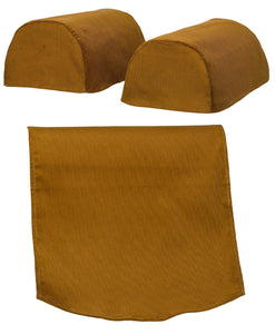 Corduroy Round Arm Caps & Chair Back Set (2 Colours)