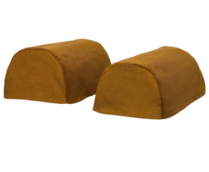 Corduroy Round Arm Caps & Chair Back Set (2 Colours)