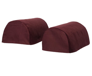 Corduroy Round Arm Caps & Chair Back Set (2 Colours)