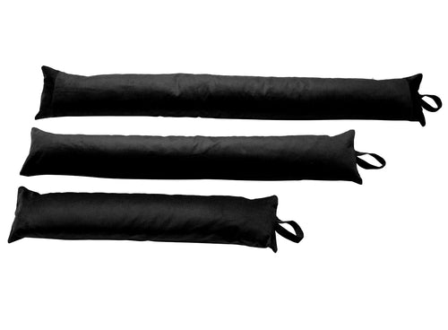 Black Corduroy Draught Excluder (6 Sizes)
