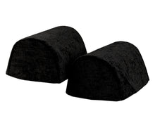 Load image into Gallery viewer, Crushed Velvet Chenille Round Arm Caps or Chair Backs (Various Colours)