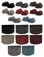 Load image into Gallery viewer, Crushed Velvet Chenille Round Arm Caps or Chair Backs (Various Colours)