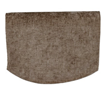 Load image into Gallery viewer, Crushed Velvet Chenille Round Arm Caps or Chair Backs (Various Colours)