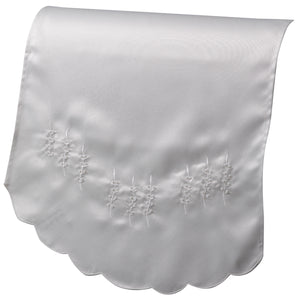 Fern Embroidered & Bead Detail Chairback (4 Colours)