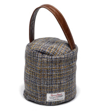 Load image into Gallery viewer, Harris Tweed 100% Pure New Wool Doorstop Cover with Leather Handle