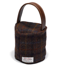 Load image into Gallery viewer, Harris Tweed 100% Pure New Wool Doorstop Cover with Leather Handle