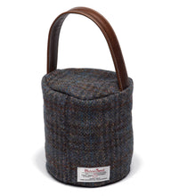 Load image into Gallery viewer, Harris Tweed 100% Pure New Wool Doorstop Cover with Leather Handle