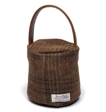 Load image into Gallery viewer, Harris Tweed 100% Pure New Wool Doorstop Cover with Leather Handle