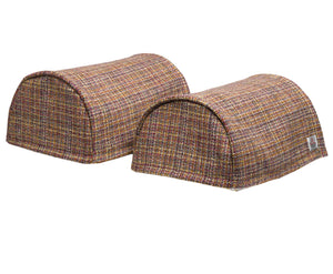 Harris Tweed Round Arm Caps or Chair Backs (Various Colours)