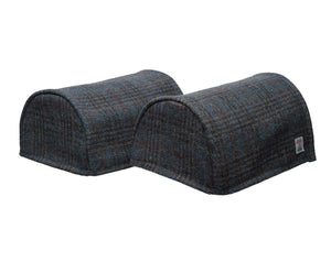 Harris Tweed Round Arm Caps or Chair Backs (Various Colours)