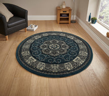 Load image into Gallery viewer, Heritage Traditional Floral &amp; Swirl Pattern Rug (Various Colours &amp; Sizes)