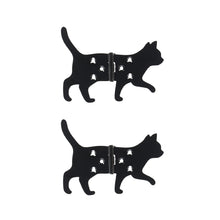 Load image into Gallery viewer, Black Cat Door Hinges (Left or Right)