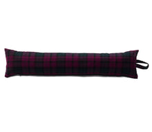 Load image into Gallery viewer, Lindsay Purple &amp; Green Tartan Check Draught Excluder (4 Sizes)