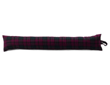 Load image into Gallery viewer, Lindsay Purple &amp; Green Tartan Check Draught Excluder (4 Sizes)