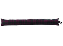 Load image into Gallery viewer, Lindsay Purple &amp; Green Tartan Check Draught Excluder (4 Sizes)