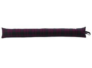 Lindsay Purple & Green Tartan Check Draught Excluder (4 Sizes)