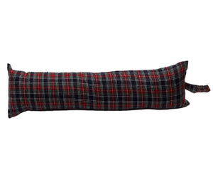 Black Stewart Mini Tartan Check Draught Excluder (6 Sizes)