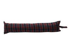 Load image into Gallery viewer, Black Stewart Mini Tartan Check Draught Excluder (6 Sizes)