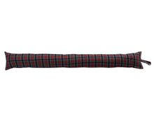 Load image into Gallery viewer, Black Stewart Mini Tartan Check Draught Excluder (6 Sizes)