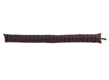 Load image into Gallery viewer, Black Stewart Mini Tartan Check Draught Excluder (6 Sizes)