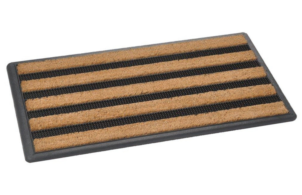 Rockall Coir Ridges & Rubber Scraper Pins Mat 75cm x 45cm (2 Colours)