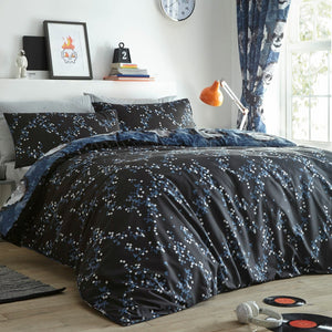 Double Duvet Set Pixel Skull