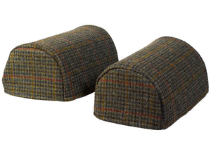 Harris Tweed Round Arm Caps or Chair Backs (Various Colours)