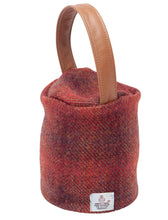 Load image into Gallery viewer, Harris Tweed 100% Pure New Wool Doorstop Cover with Leather Handle